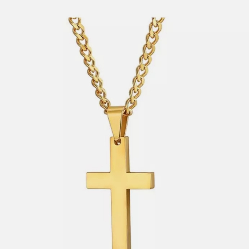 Men Cross Necklaces Pendants Stainless Steel - Picture 10 of 15